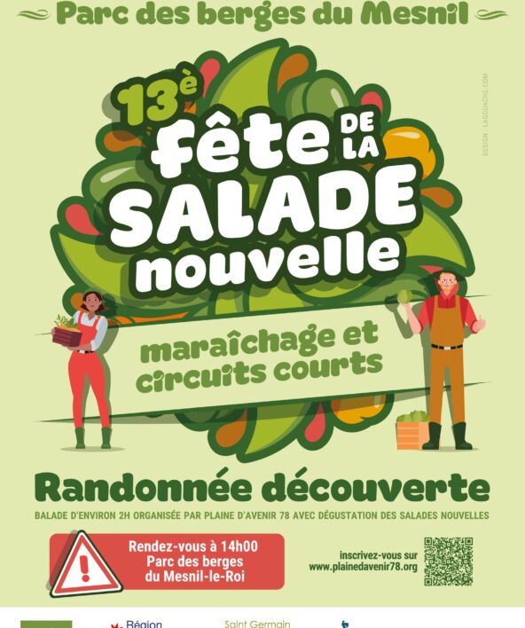 Affiche de la 13e édition de la Fête de la Salade Nouvelle